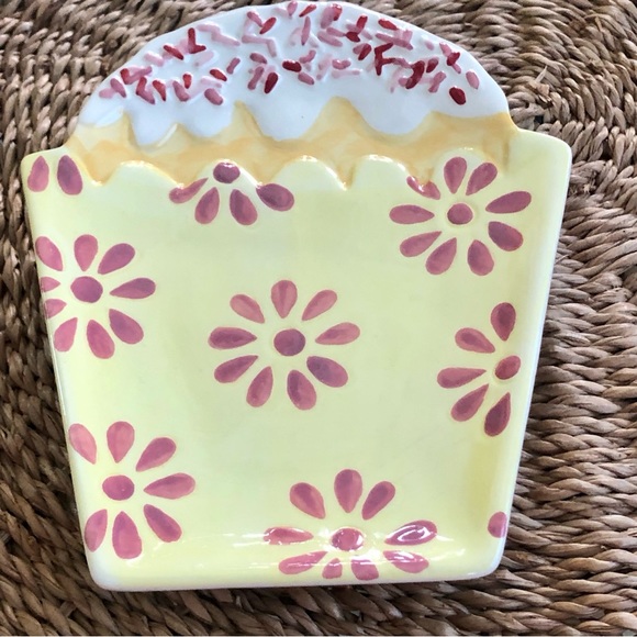 Boston Warehouse Sweet Tooth Dessert Plates Cupcake Treats S/4 - Picture 3 of 6